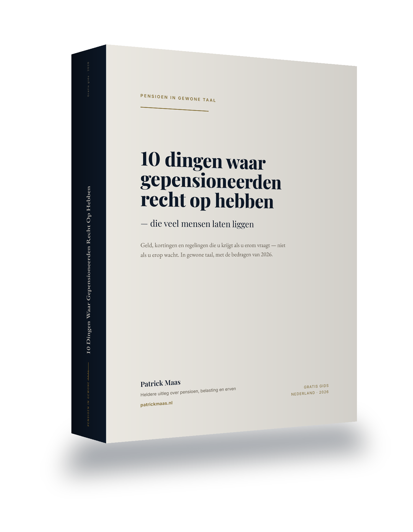 Gratis gids: 10 dingen waar gepensioneerden recht op hebben.